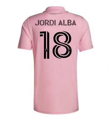 Inter Miami Jordi Alba #18 Primera Equipación 2023-24 Manga Corta